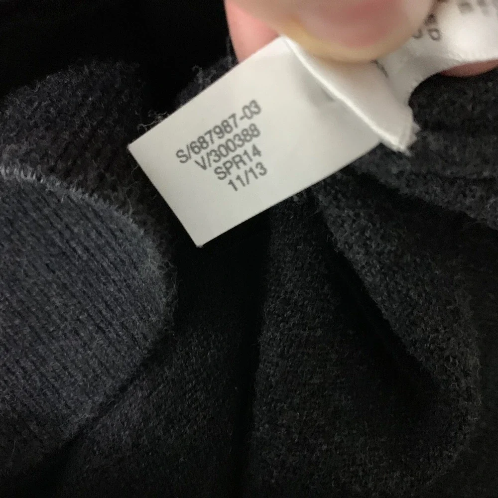 Banana Republic Sweater Large‎ Gray Cashmere Cotton Blend Soft